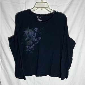 Sonoma Blue Long Sleeve Crop